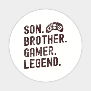 Son Brother Gamer Funny Video Games Lovers Magnet